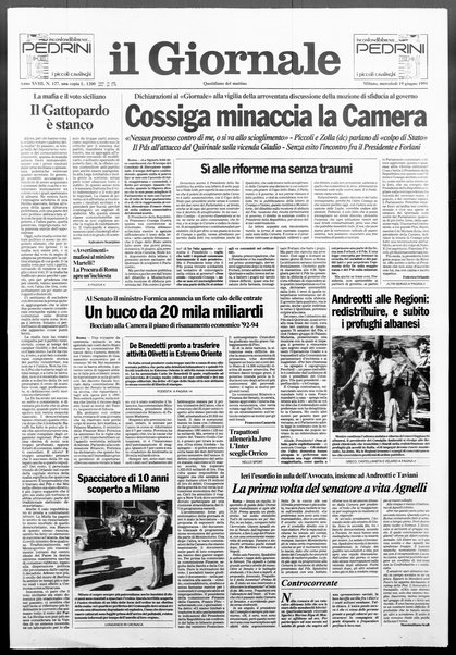 Il giornale : quotidiano del mattino